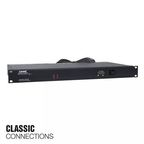 Lowell ACR-RPC-1508-SD 8-Outlet PDU, 15A, Surge Suppression, Remote Circuitry