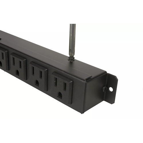 Lowell ACS-1506-WW 12\\" Power Strip, 6 (15A) Outlets, Wall Wart Spacing