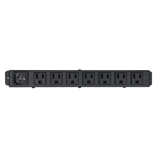 Lowell ACS-1507 12\\" Power Strip, 7 (15A) Outlets, 6\' Cord