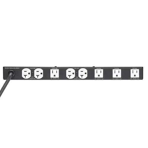Lowell ACSPR-2009 PDU with 9 (15/20A) Outlets, Advanced Multi-Stage Surge Suppression, Over-Under Voltage Protection