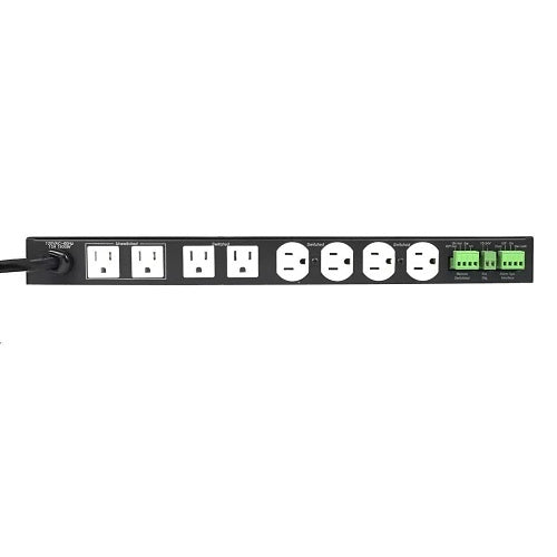 Lowell ACSPR-RPC1-1509 Power Distribution Panel, (9) NEMA 5-15R Outlets, Advanced Surge Protection, 15A, 120VAC, 1800W