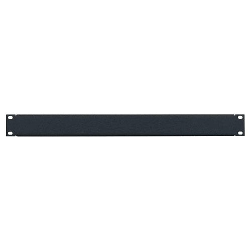 Lowell AP-2 19\\" Aluminum Blank Panel with Flange, 1-6U, Black
