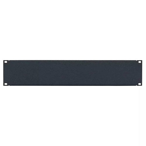 Lowell AP-2 19\\" Aluminum Blank Panel with Flange, 1-6U, Black