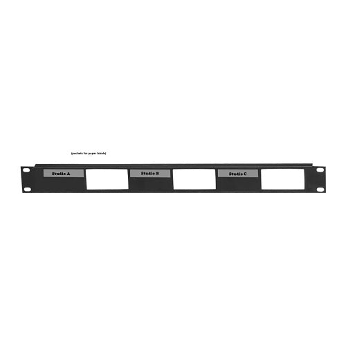 Lowell D3P-ID-2 Rack Panel for 3 Decorator Devices, Horizontal Mount