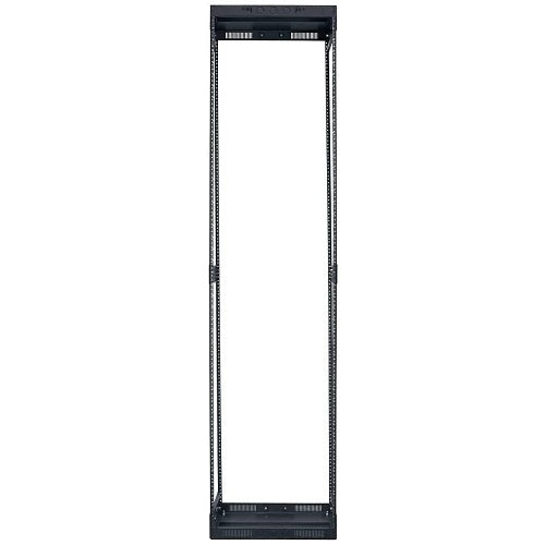 Lowell LVR44-2128 Rack Cabinet and Frame, Rack Variable Depth, 44U, Expands from 21\\"-28\\"