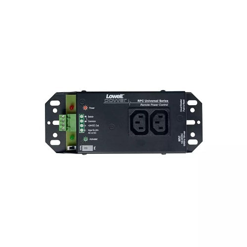 Lowell RPC-15U Remote Power Control with (2) IEC C13 Outlets