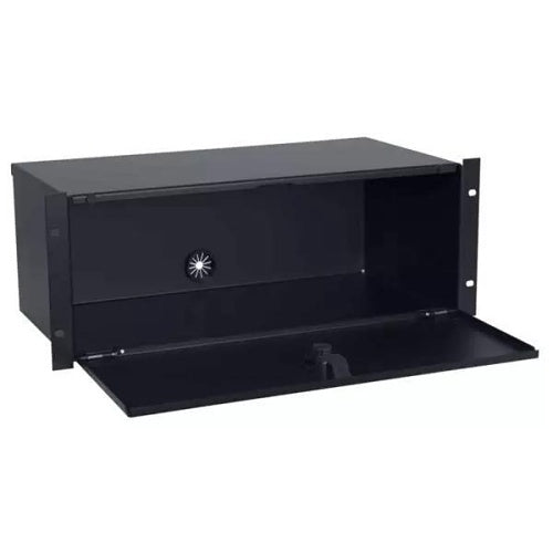 Lowell SBL49 4U Rack Storage Box with Lock