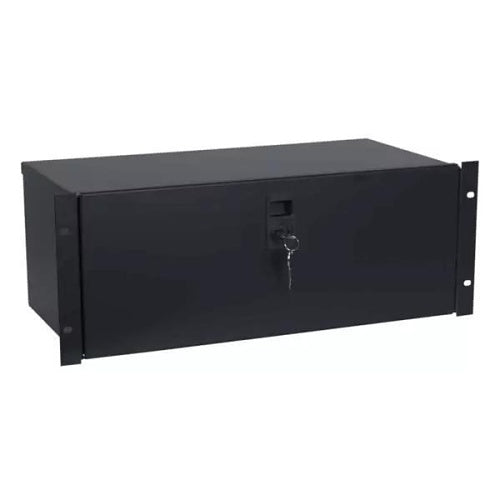 Lowell SBL49 4U Rack Storage Box with Lock