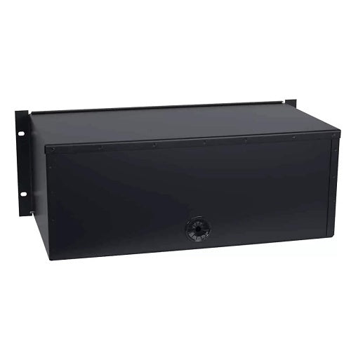 Lowell SBL49 4U Rack Storage Box with Lock