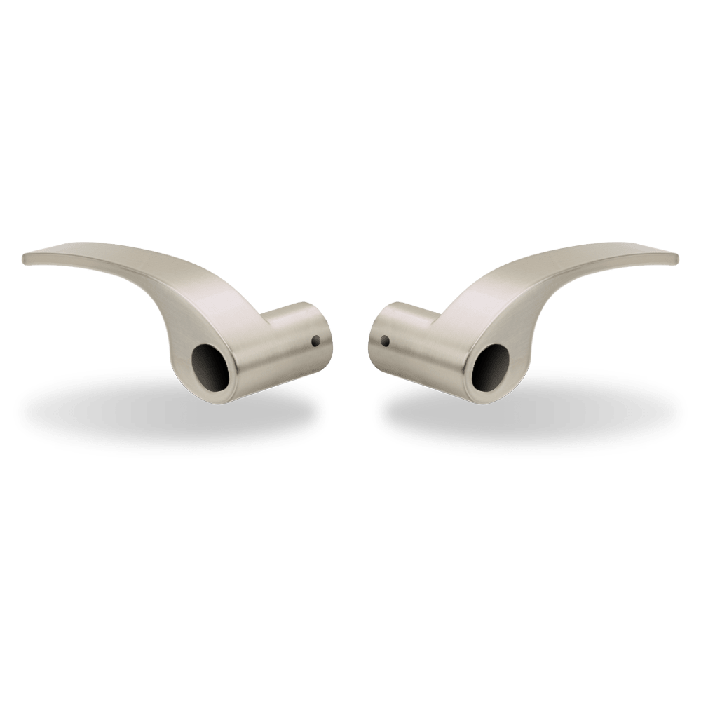 Non-US Yale® Milan Lever Pair US15 (Satin Nickel)