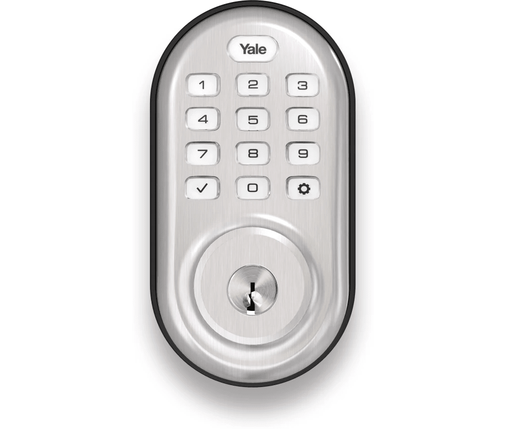 Yale® Assure Lock™ Push Button Deadbolt (Satin Nickel)