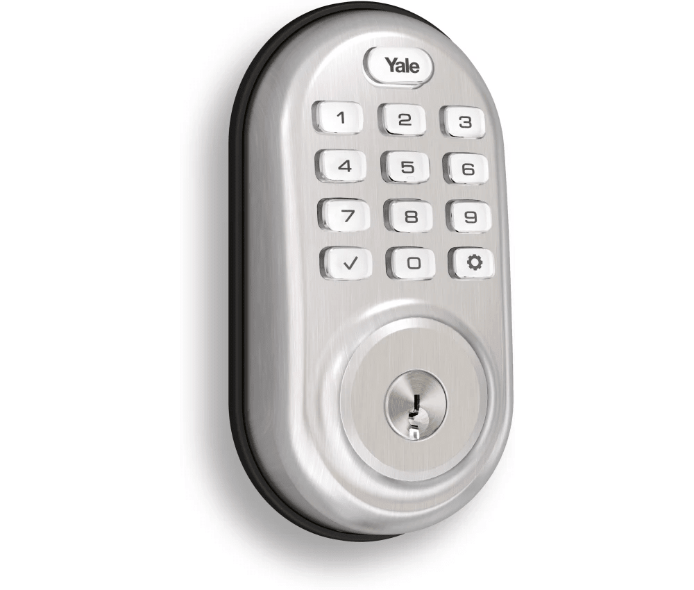 Yale® Assure Lock™ Push Button Deadbolt (Satin Nickel)