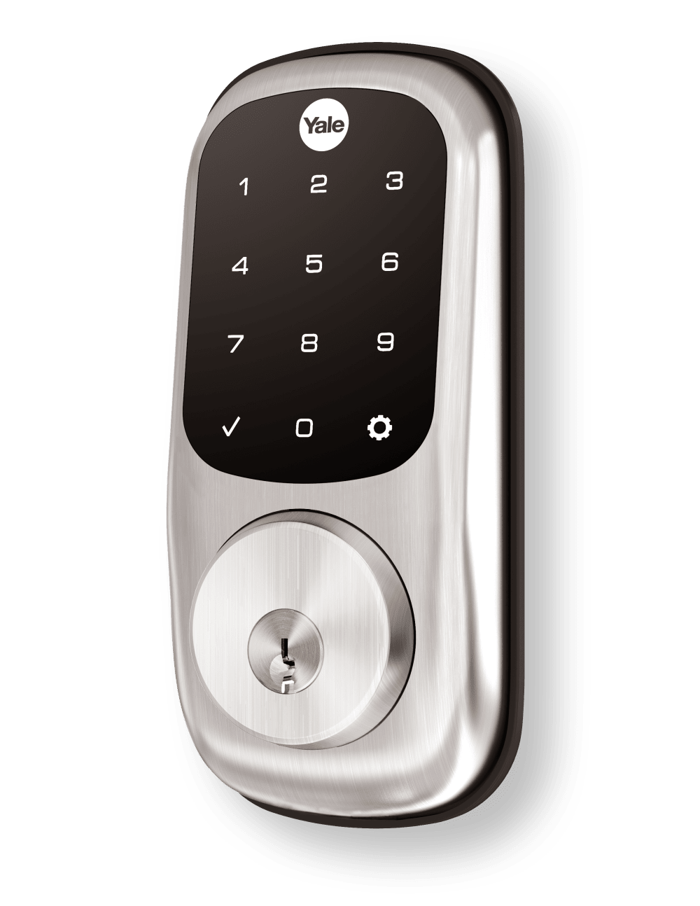 Non-US Yale® Touchscreen Zigbee Deadbolt (Satin Nickel)