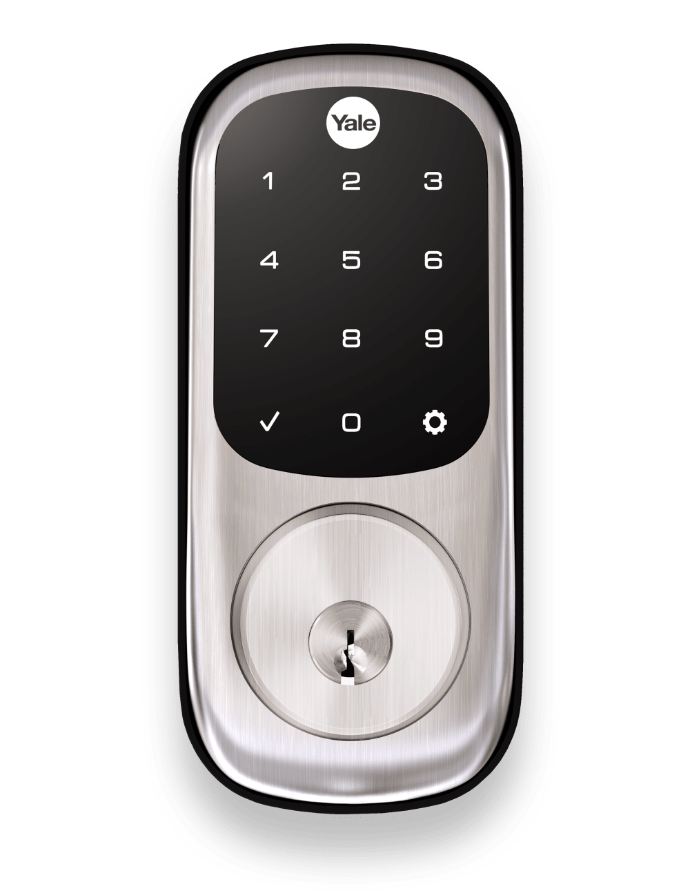 Non-US Yale® Touchscreen Zigbee Deadbolt (Satin Nickel)