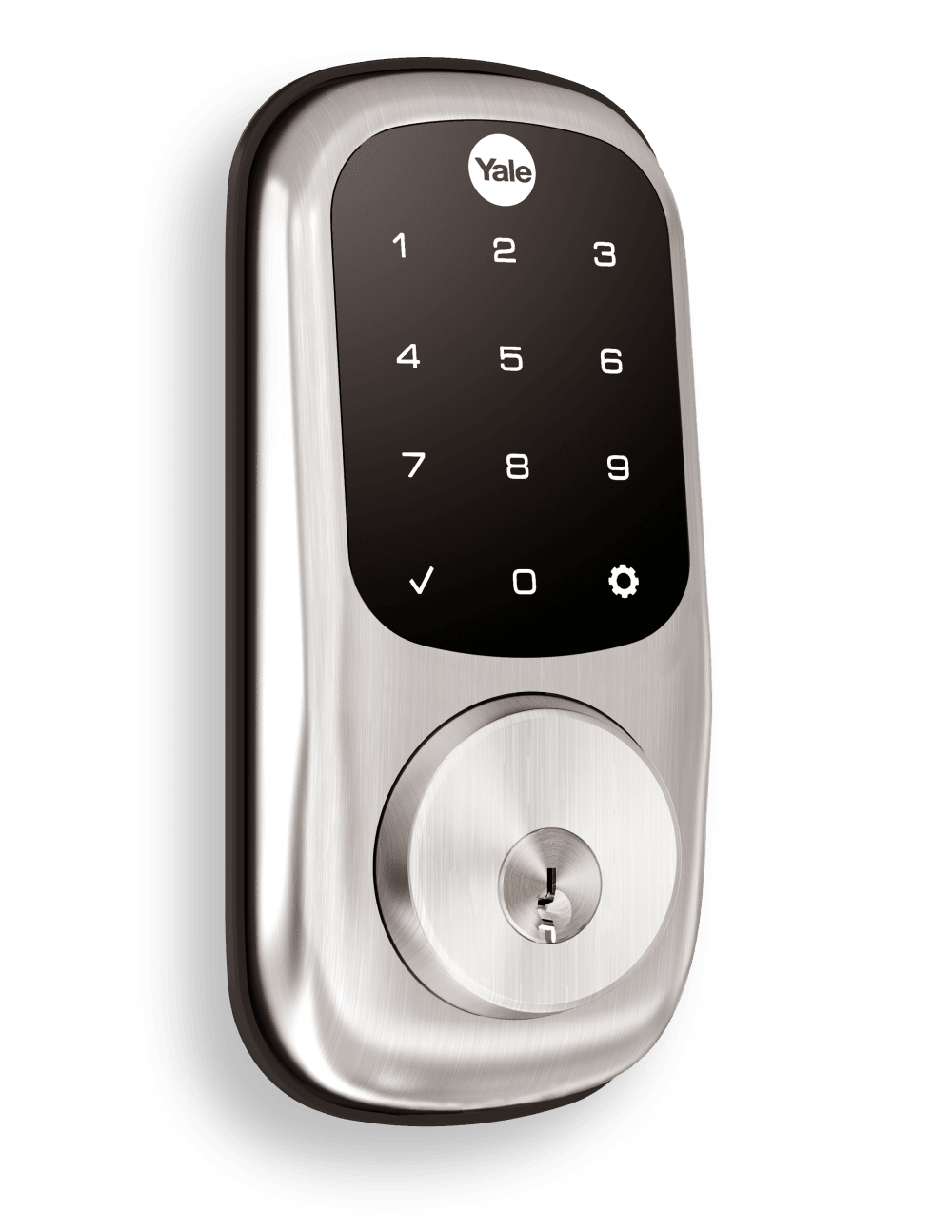Non-US Yale® Touchscreen Zigbee Deadbolt (Satin Nickel)