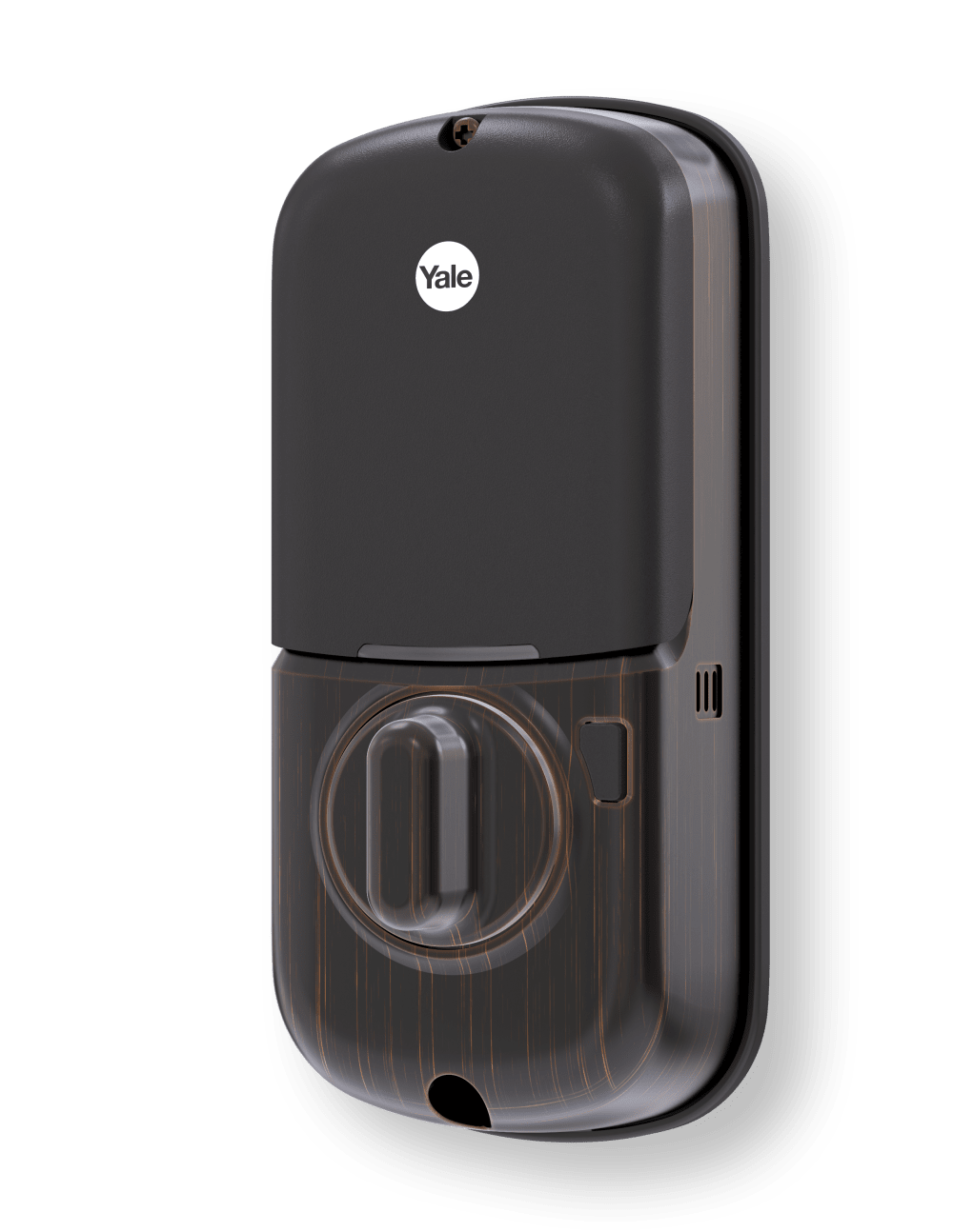 Non-US Yale® Push Button Zigbee Deadbolt (Oil Rubbed Bronze)