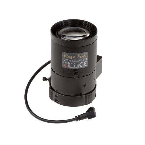 AXIS 01469-001 Tamron 5MP P-Iris Telephoto P-Iris Lens for Long Reach, 8-50mm, Black