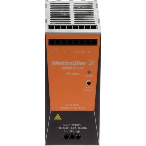 AXIS 01726-001 DIN PS56 Power Supply for PoE Extender Kit, 240W