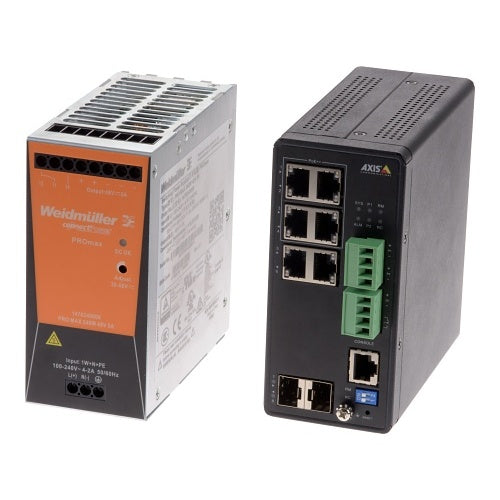 AXIS 01726-001 DIN PS56 Power Supply for PoE Extender Kit, 240W
