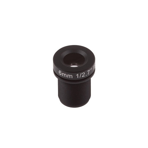 AXIS 02008-001 Fixed Lens M12 6mm F1.9 IR with 56 Degree HFoV, 10-Piece