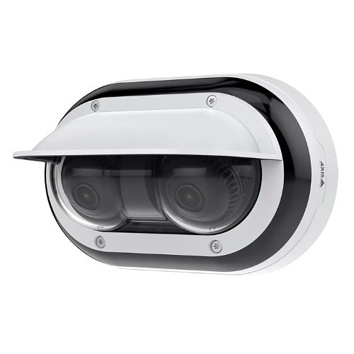 AXIS P4707-PLVE Dual Sensor 360° IR Panoramic Camera with Deep Learning, 3.26-8.12mm Lens, Black and White