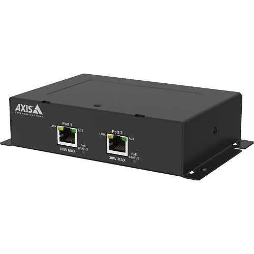 AXIS TU8010 2-Port PoE Extender for Indoor Use
