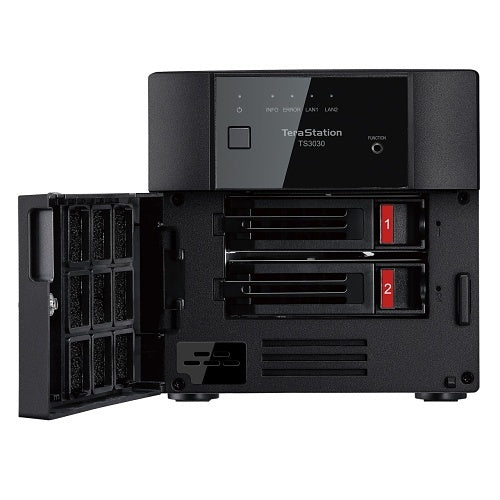 Buffalo TS3230DN TeraStation 3030 Series Network Storage Solution, Desktop, 2 Bay, 8TB HDD