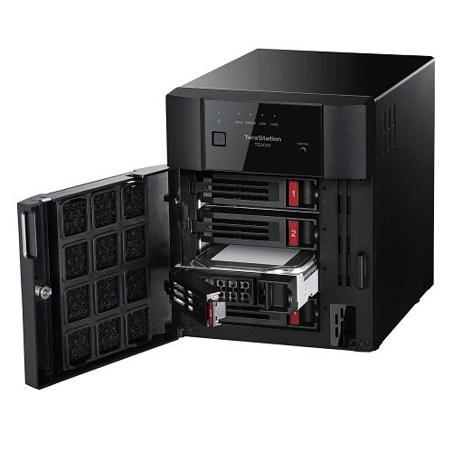 Buffalo TS3430DN TeraStation 3030 Series Network Storage Solution, Desktop, 4 Total Bays/2 Open, 16TB HDD