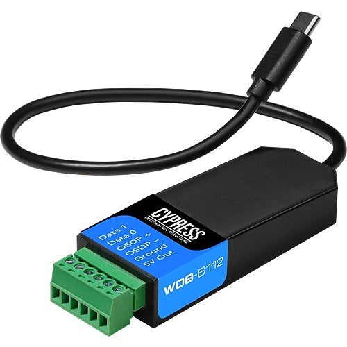 Cypress WDG-6112 OSDP-Wiegand Keyboard Data Wedge with Simple Configuration (Upgraded Replacement for WDG-5912)