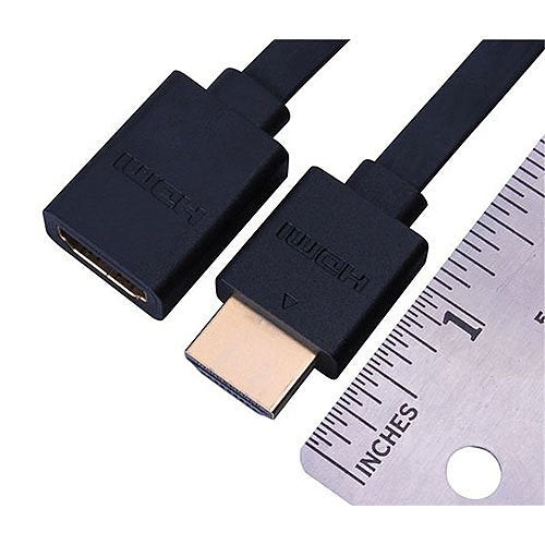 Vanco 233216X the ULTIMATE HMDI Adapter, Super Flex Flat HMDI High Speed Male to Female Cable, 6\\"