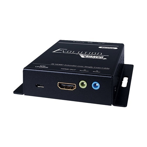 Evolution EV4K2004 4K HDMI Extender over Single Coax Cable with Bi-directional IR