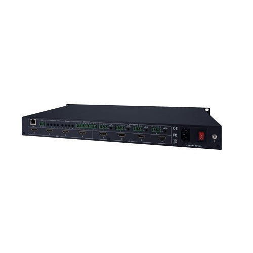 Evolution EVMX44VW 4K 4x4 Seamless Audio and Video Matrix with Video Wall