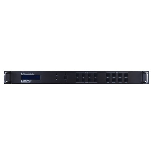 Evolution EVMX44VW 4K 4x4 Seamless Audio and Video Matrix with Video Wall