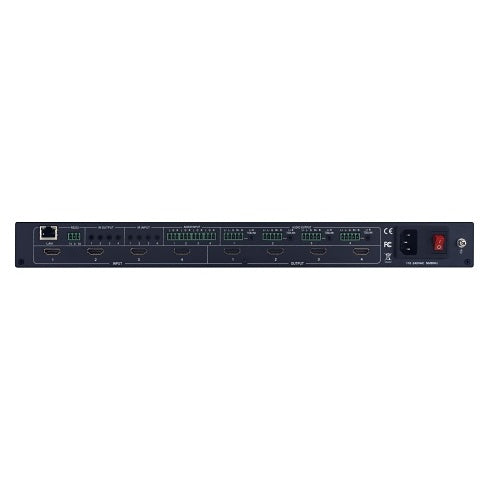 Evolution EVMX44VW 4K 4x4 Seamless Audio and Video Matrix with Video Wall