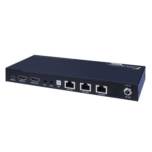 Evolution EVSP1013 HMDI 1x3 Splitter over CAT5e/CAT6 Cable with Additional HMDI Output
