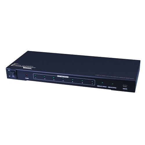 Evolution EVSP1017 HDMI 1x7 Splitter Over Cat5e,Cat6 Cable with Additional HDMI Output
