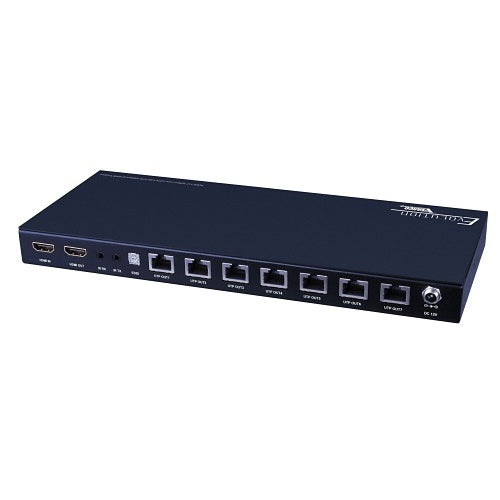Evolution EVSP1017 HDMI 1x7 Splitter Over Cat5e,Cat6 Cable with Additional HDMI Output