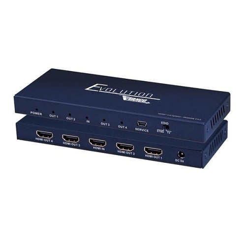 Evolution EVSP4K14 Premium 4K HMDI 1x4 Splitter