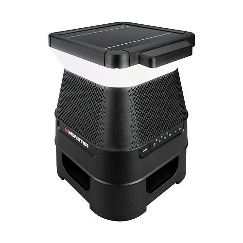Vanco MNSOLX-BLK Solar X Outdoor LED Wireless Solar Powered Speaker