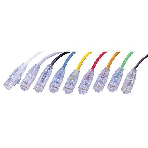 Vanco SCAT6-6INWH-10 Super Slim Ethernet Cable, 6\', White