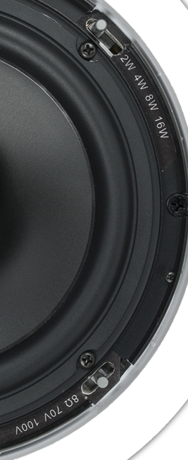 70v 6.5 in In-Ceiling Speaker w- Can