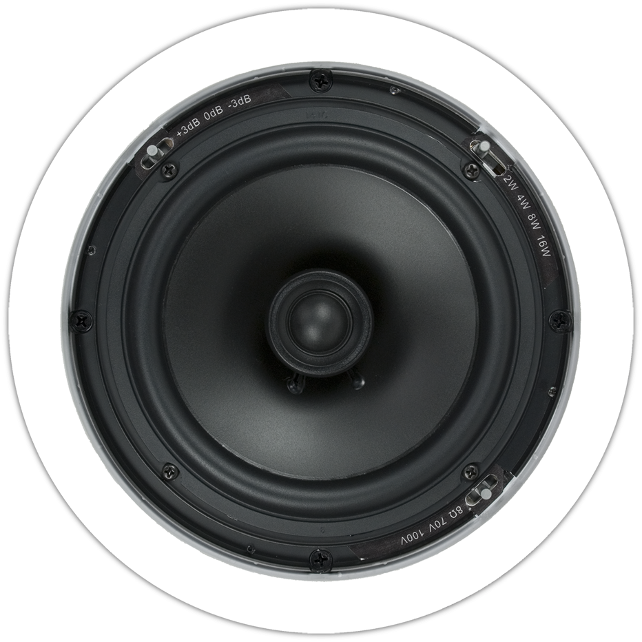70v 6.5 in In-Ceiling Speaker w- Can