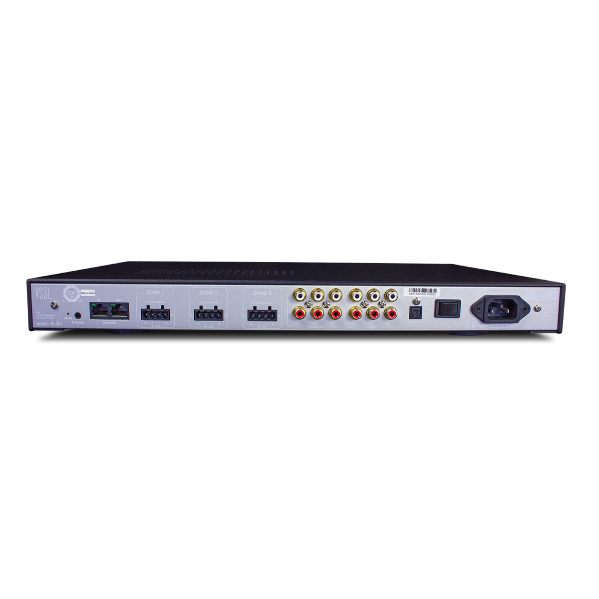 VSSL Streaming Amplifier 6 Channels 3 Zones