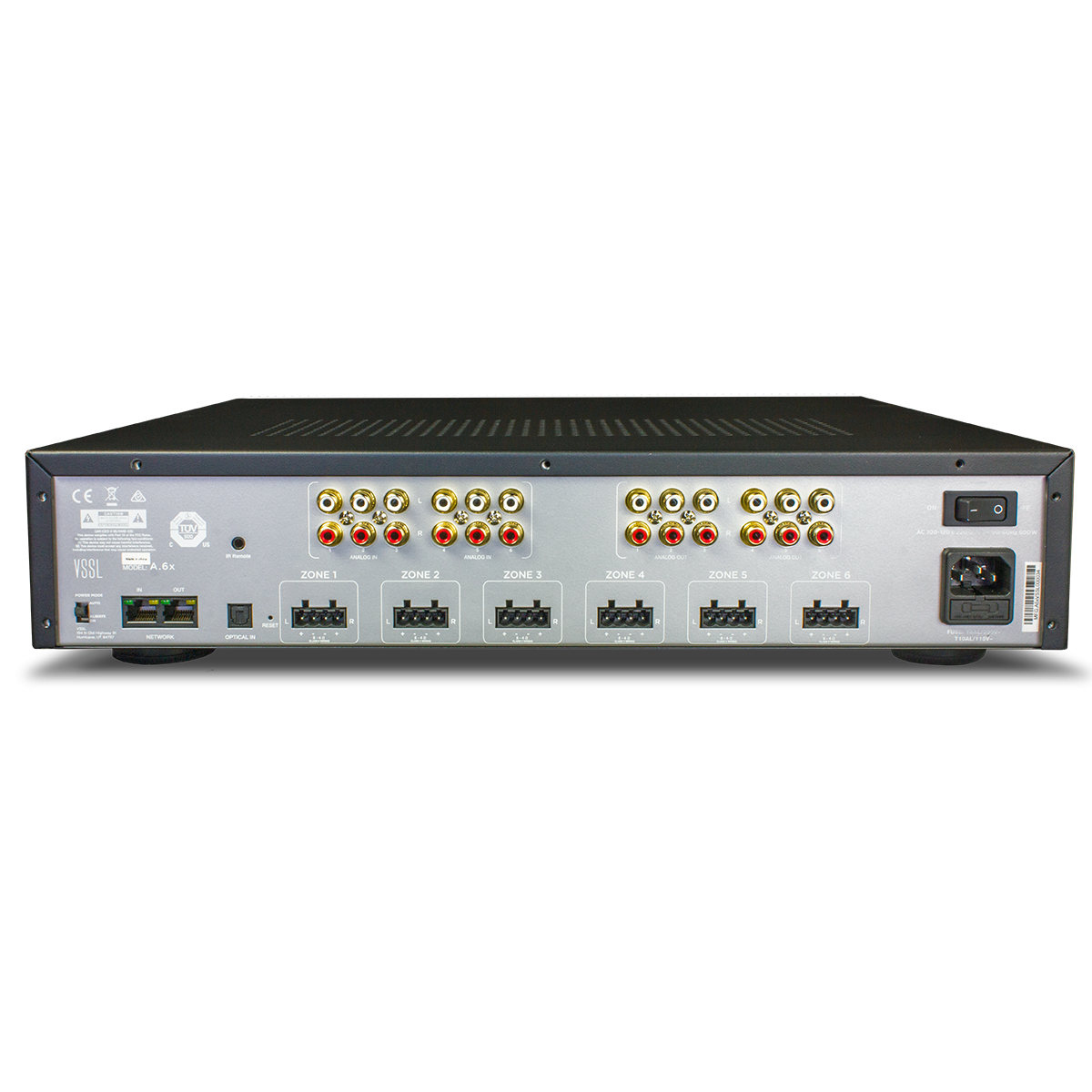 VSSL Streaming Amplifier 12 Channels 6 Zones