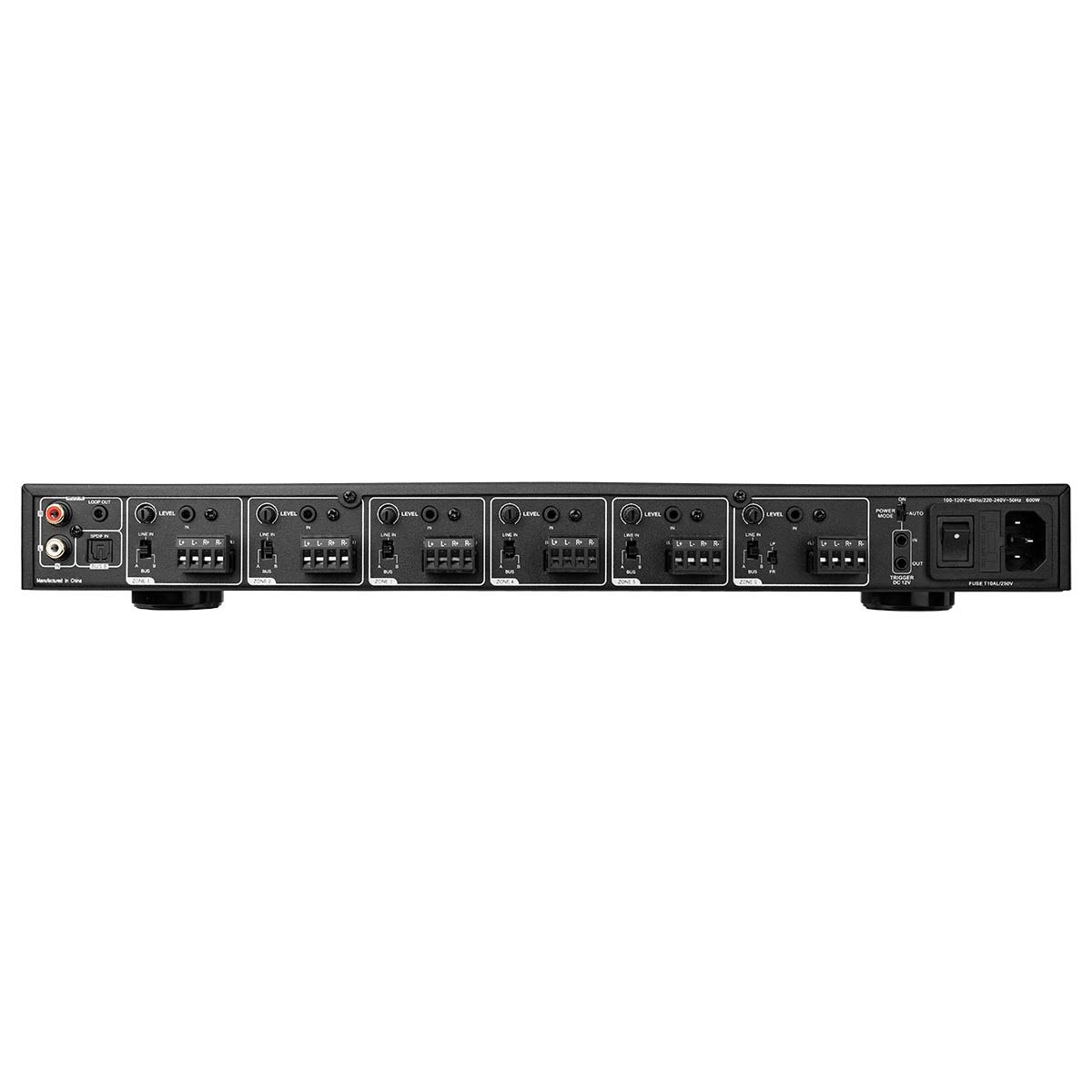 12-Channel Amplifier with 50w per channel in a 1U Design.