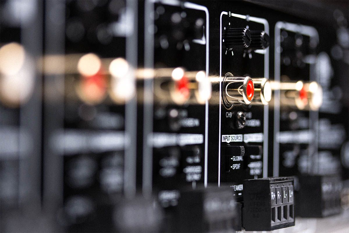 12-Channel Amplifier with 50w per channel in a 1U Design.