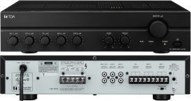 120W Mixer amp. (5 input Mic.-Line-PBX) phantom power