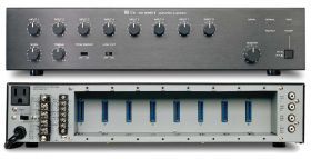 30W 8ch modular mixer-amplifier (Requires Modules)