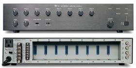 60W 8ch modular mixer-amplifier (Requires Modules)