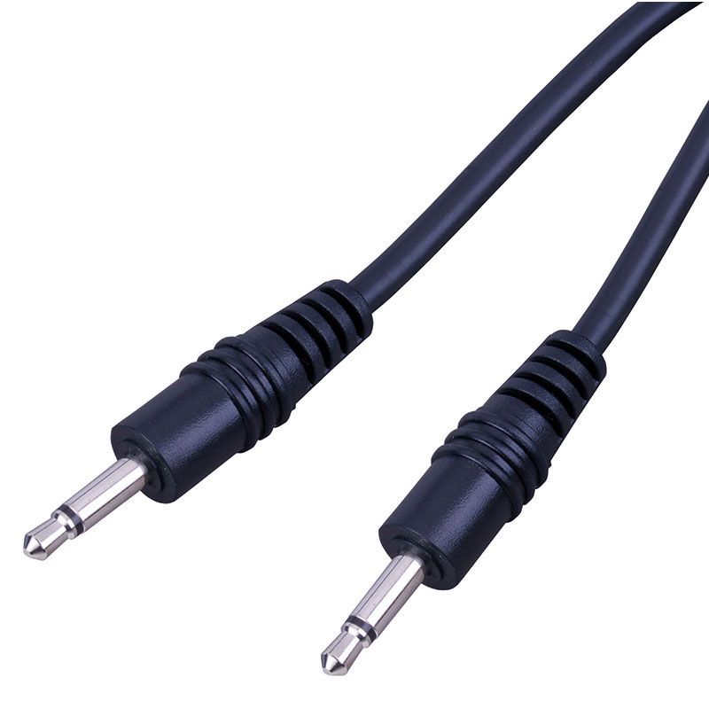 3.5 mm Mono Plug to 3.5 mm Mono Plug Cable- Length: 3 ft.